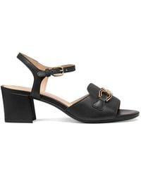 Geox - 50 New Eraklia Horsebit-Detail Buckle-Fastening Heeled Sandals - Lyst