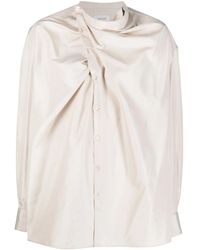 Lemaire - Camicia Drappeggiata - Lyst