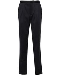 Emporio Armani - Pleat-Detail Trousers - Lyst