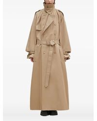 Vetements - Double-Breasted Belted Trench Coat - Lyst