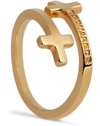 DSquared² - Ring Im Kreuzdesign - Lyst