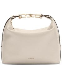 Furla - Smalll Tonie Textured Shoulder Bag - Lyst