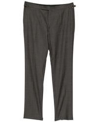 Tom Ford - Check-Pattern Tailored Trousers - Lyst