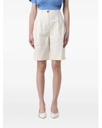 MEIMEIJ - Pleated Tailored Shorts - Lyst