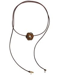 Labelled Jewellery - Flower-Pearl Necklace - Lyst