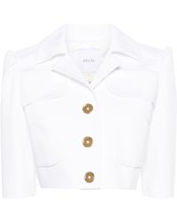 Patou - Single-Breasted Cropped Blazer - Lyst