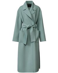 Fabiana Filippi - Belted Notch-Lapel Coat - Lyst