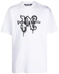 Palm Angels - T-Shirt À Logo Paris Imprimé - Lyst