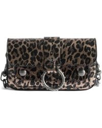 Zadig & Voltaire - Kate Leopard-Print Clutch Bag - Lyst