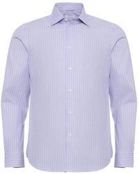 LOJA DAS MEIAS - Chemise Italiano À Rayures - Lyst