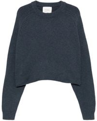 Lisa Yang - Pull Crop À Encolure Ronde - Lyst