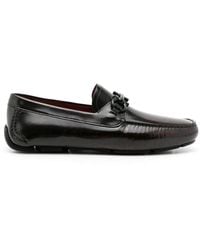 Ferragamo - Leather Penny Loafers - Lyst