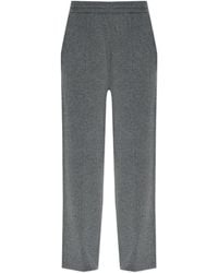 Lanvin - Elastic-Waistband Side-Seam Trousers - Lyst
