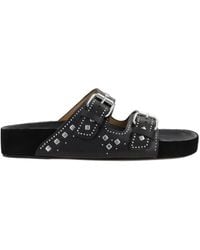 Isabel Marant - Lennyo レザーサンダル - Lyst