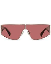 Max Mara Eyewear - Shield-Frame Sunglasses - Lyst