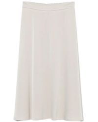 ROSSO35 - Slip Midi Skirt - Lyst