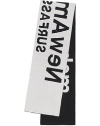 New Amsterdam - Logo-Intarsia Knitted Scarf - Lyst