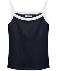 Dorothee Schumacher - Contrast Trim Camisole - Lyst