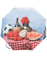 Moschino - Graphic-Print Umbrella - Lyst