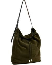 Maison Margiela - Suede Drawstring Shoulder Bag - Lyst