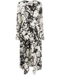 Essentiel Antwerp Jurk Met Gestrikte Taille - Zwart