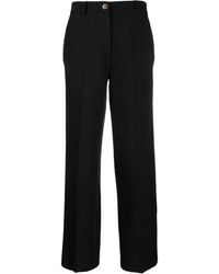 Alysi - Pantalones rectos con pinzas - Lyst