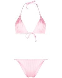Noire Swimwear - Gathered Bikini Set - Lyst