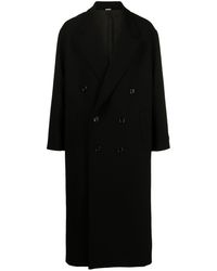 Gucci - Black Double-breasted Wool Coat - Men's - Viscose/cupro/cotton - Lyst