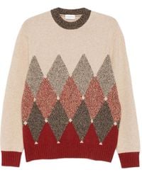 Ballantyne - Trui Met Argyle Patroon - Lyst