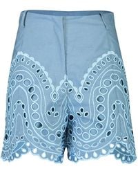 Charo Ruiz - Dune Shorts mit Cut-Out - Lyst
