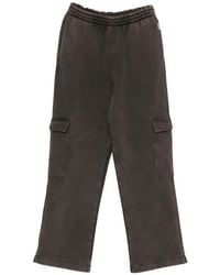 Represent - Initial Logo-Plaque Cotton Cargo Track Pants - Lyst