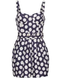 Cara Cara - Etna Polka-Dot Mini Dress - Lyst