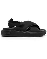 Bally - Flache Sandalen Mit Gekreuzten Riemen - Lyst