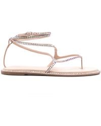 Le Silla - Sandalias Belen con detalle de cristales - Lyst