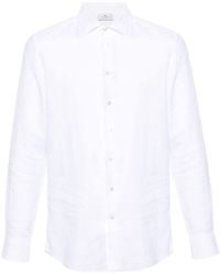 Etro - Pegaso Hemd aus Leinen - Lyst
