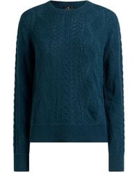 Etro - Cable-Knit Wool Sweater - Lyst