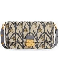 Coccinelle - Mini C-Me Lock Floral-Print Jacquard Shoulder Bag - Lyst