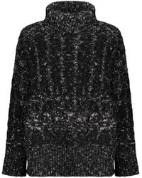 Herno - Cable-Knit Turtleneck Sweater - Lyst
