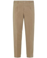 PT Torino - Belt-Loops Pleated Trousers - Lyst