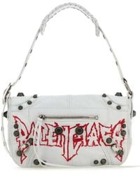 Balenciaga - Leather Le Cagole Xs Diy Metal Crossbody Bag - Lyst
