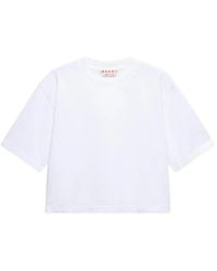 Marni - Jersey Patch Logo T-Shirt - Lyst