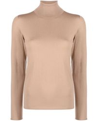 Le Tricot Perugia - Long-Sleeve Roll-Neck Jumper - Lyst