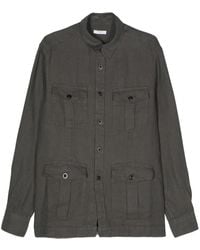 Boglioli - Tonal Stitching Linen Shirt Jacket - Lyst