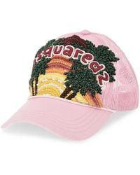 DSquared² - Embellished Baseball Cap - Lyst