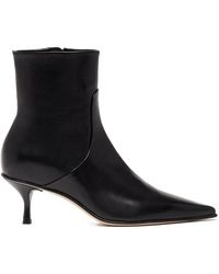 SCAROSSO - Jamie Pointed-Toe Boots - Lyst