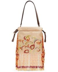 Etro - Small Kalispera Embroidered Tote Bag - Lyst