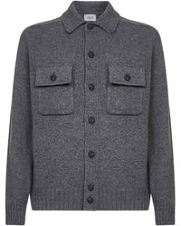 D4.0 - Buttoned Wool Cardigan - Lyst
