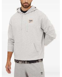 PUMA - Downtown Graphic-Print Drawstring Hoodie - Lyst
