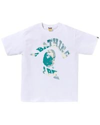 A Bathing Ape - Tie Dye Twist College T-Shirt - Lyst