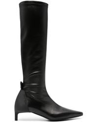 Courreges - Scuba Stretch 60Mm Leather Boots - Lyst